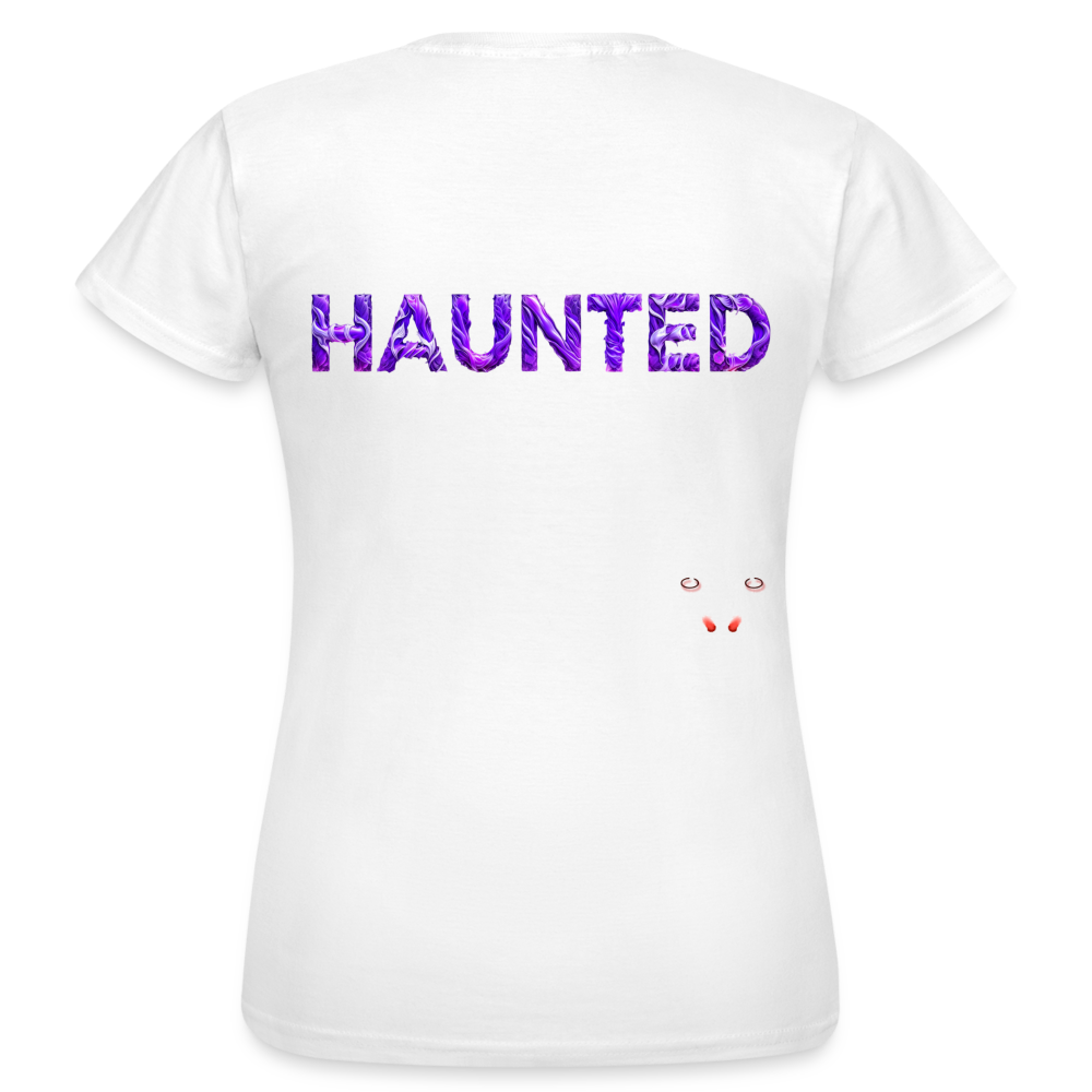 Women T-Shirt Violet Whispers Essence - Weiß