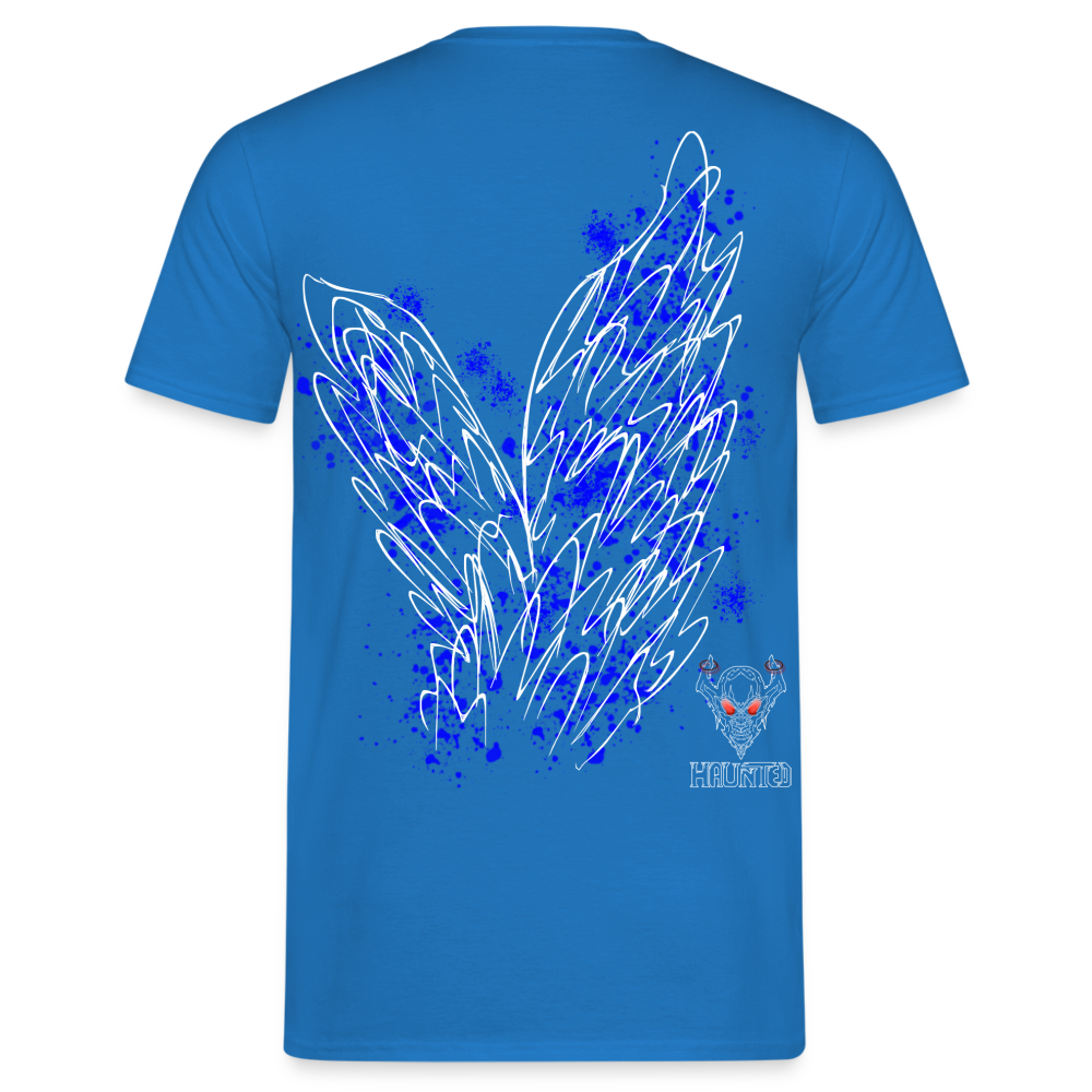 Men T-Shirt Blue Wings - Royalblau