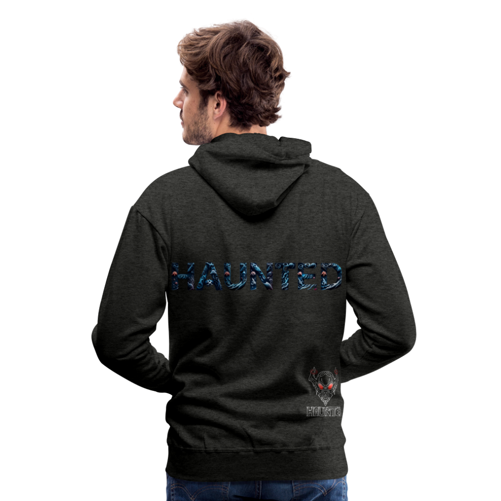 Men Hoodie Abyssal Coral Glow - Anthrazit