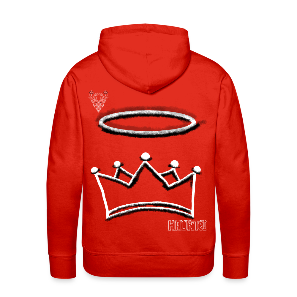 Man Hoodie Crown and Ring Light - Rot