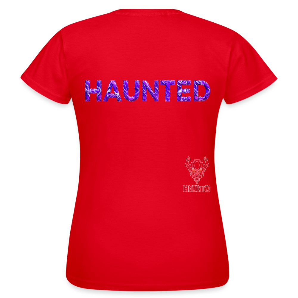Women T-Shirt Violet Whispers Essence - Rot