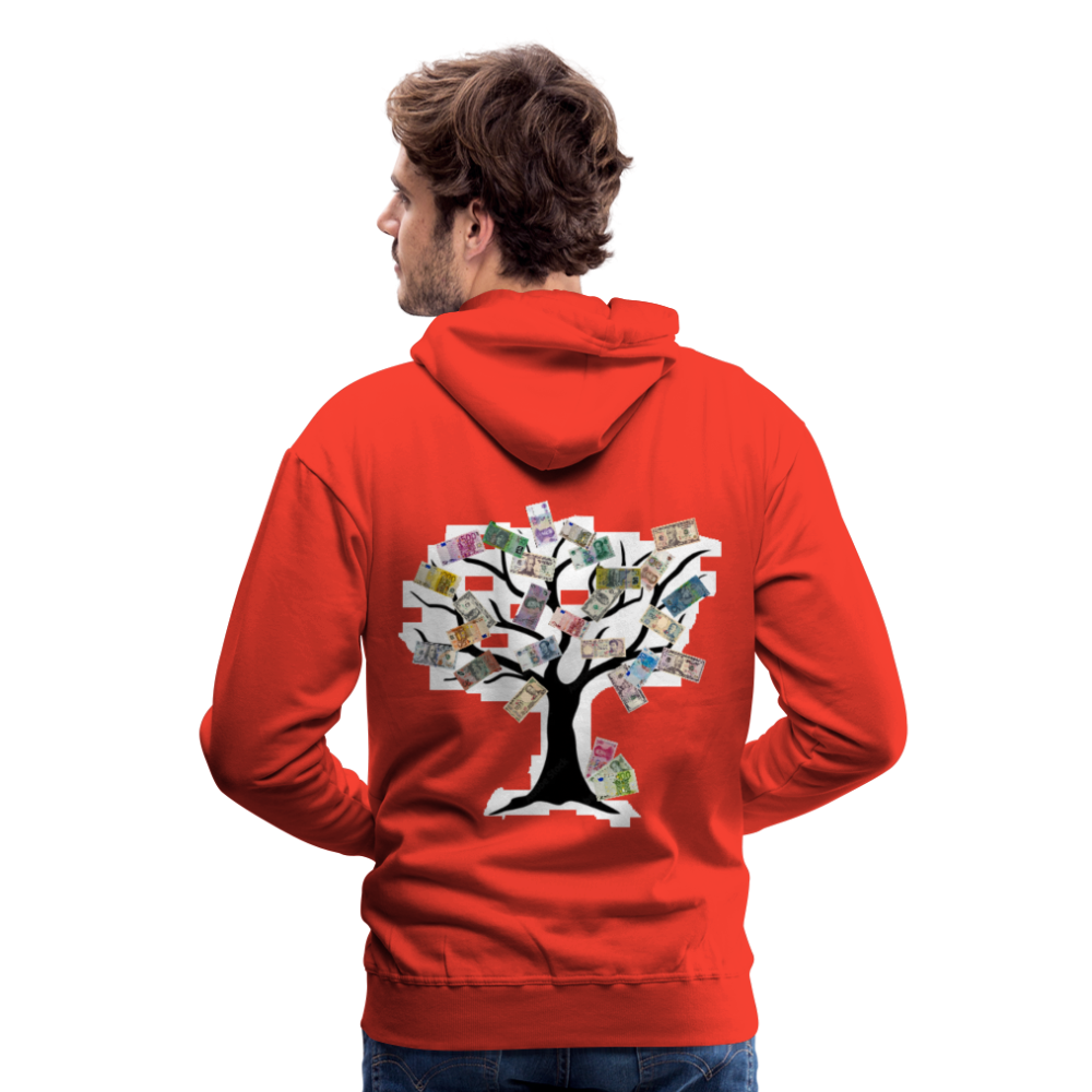 Men Hoodie Money Tree - Rot
