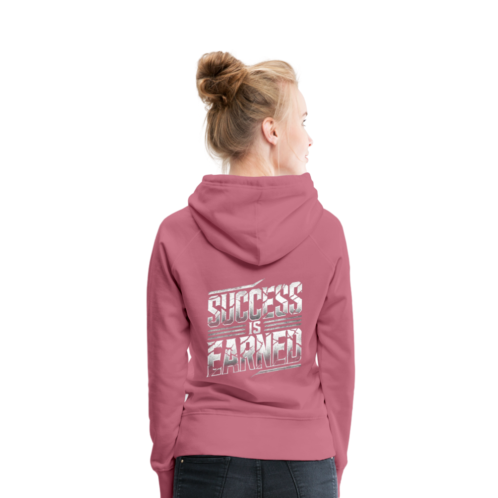 Women Hoodie Success is Earned - Malve
