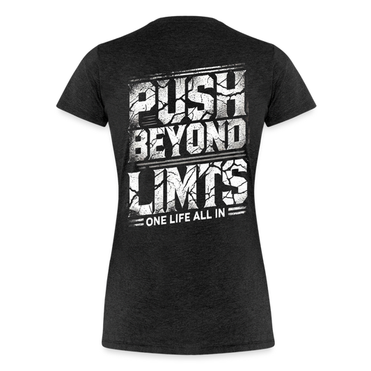 Women T-Shirt Push Beyond Limits - Anthrazit