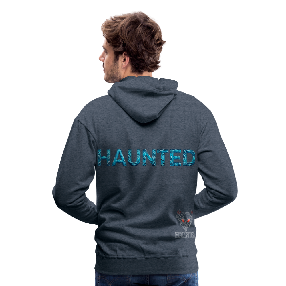 Men Hoodie Aqua Depth Elixir - Jeansblau