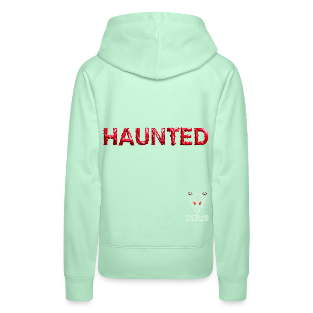 Women Hoodie Crimson Silk Blaze - helles Mintgrün