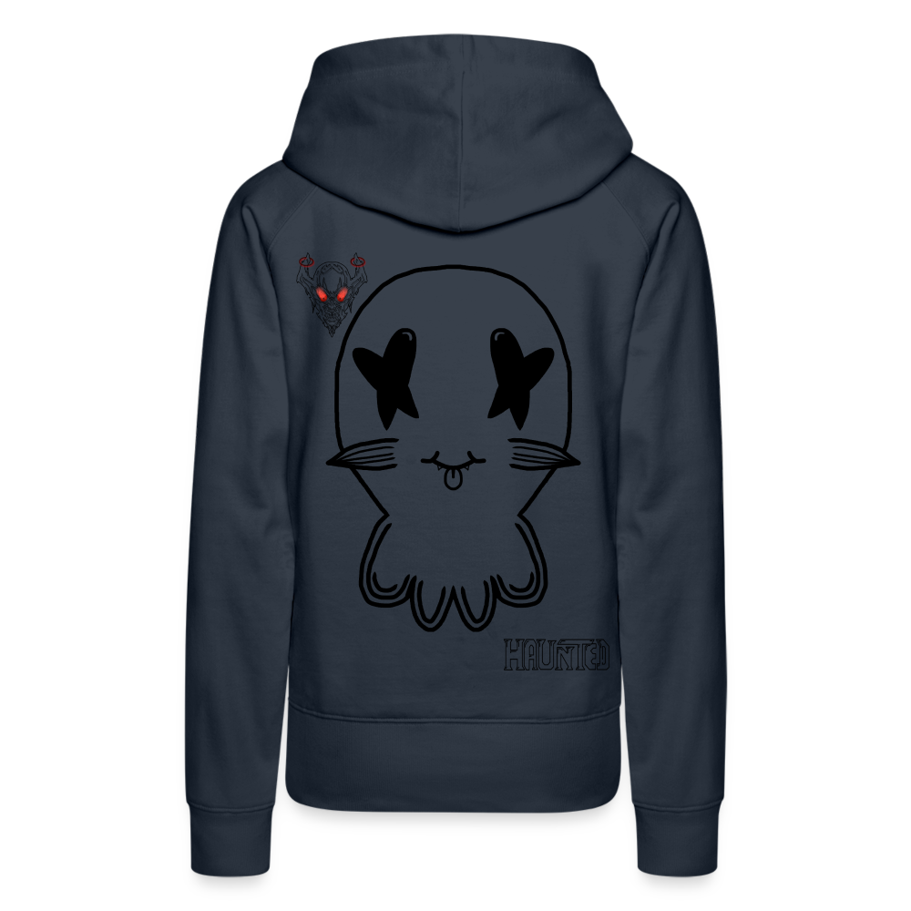 Woman Hoodie Ghost No Doodle Dark - Navy