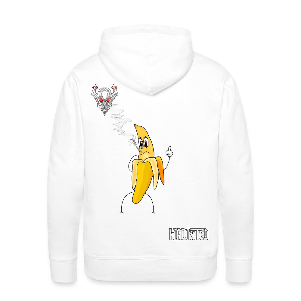 Man Hoodie Pissed Bananna - Weiß