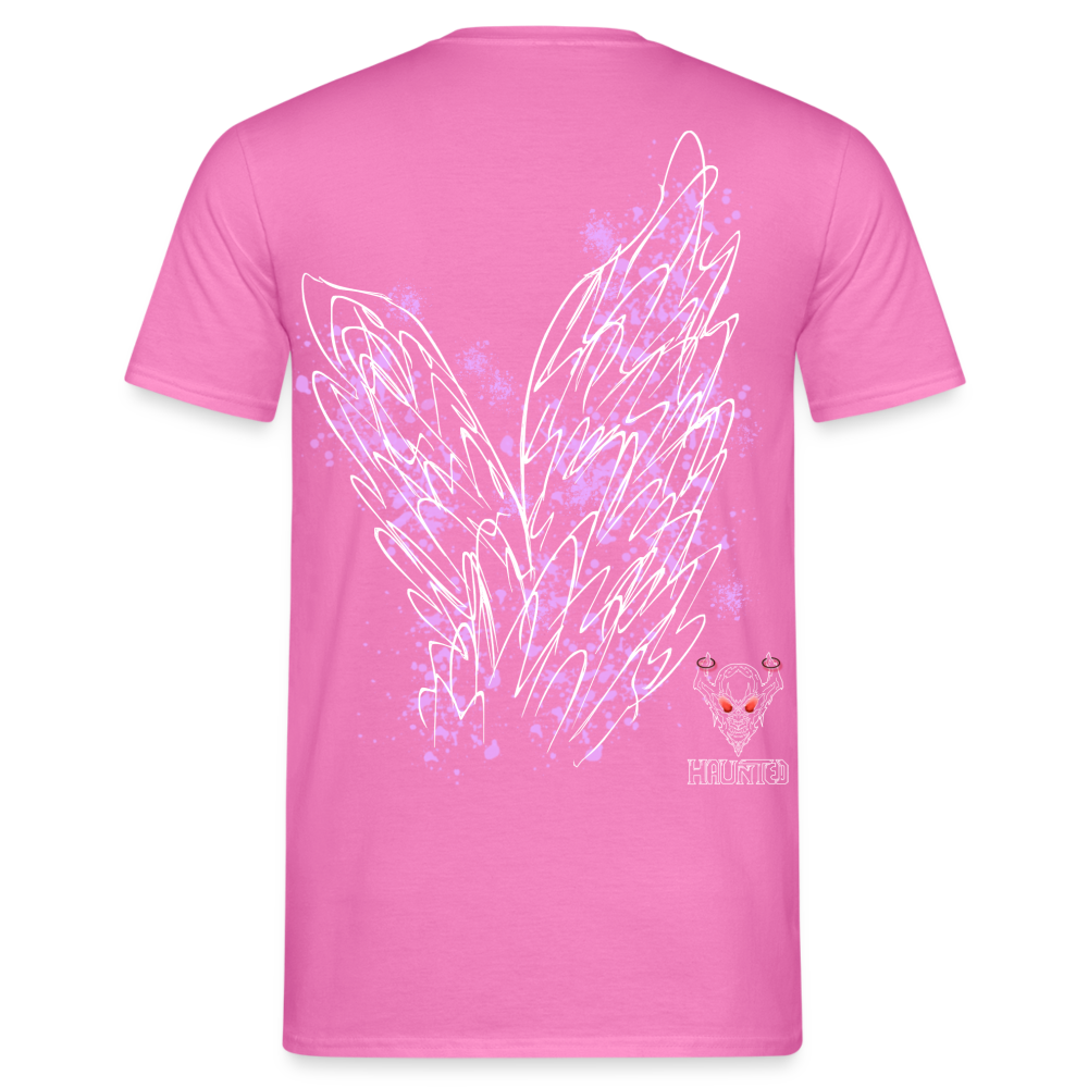Men T-Shirt Light Purple Wings - Pink