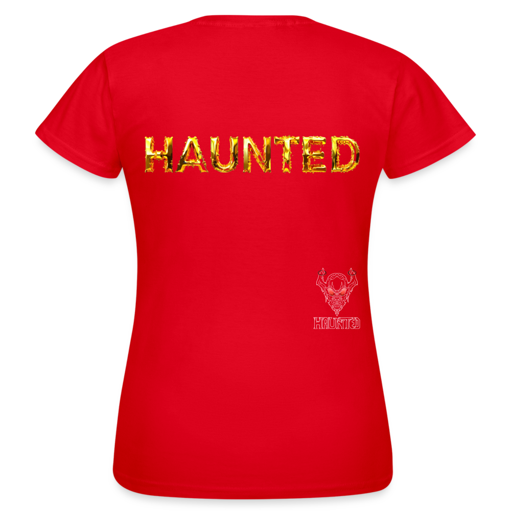 Women T-Shirt Molten Gold Luxe - Rot