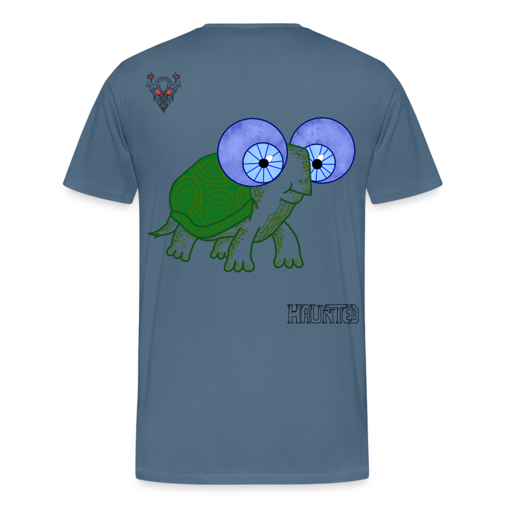 Man T-Shirt Turtle - Blaugrau