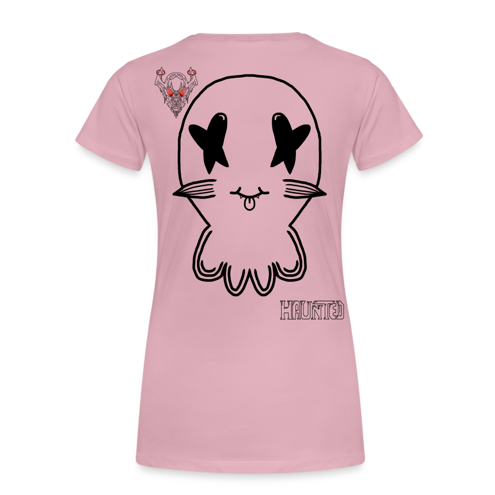 Woman T-Shirt Ghost No Doodle Dark - Hellrosa