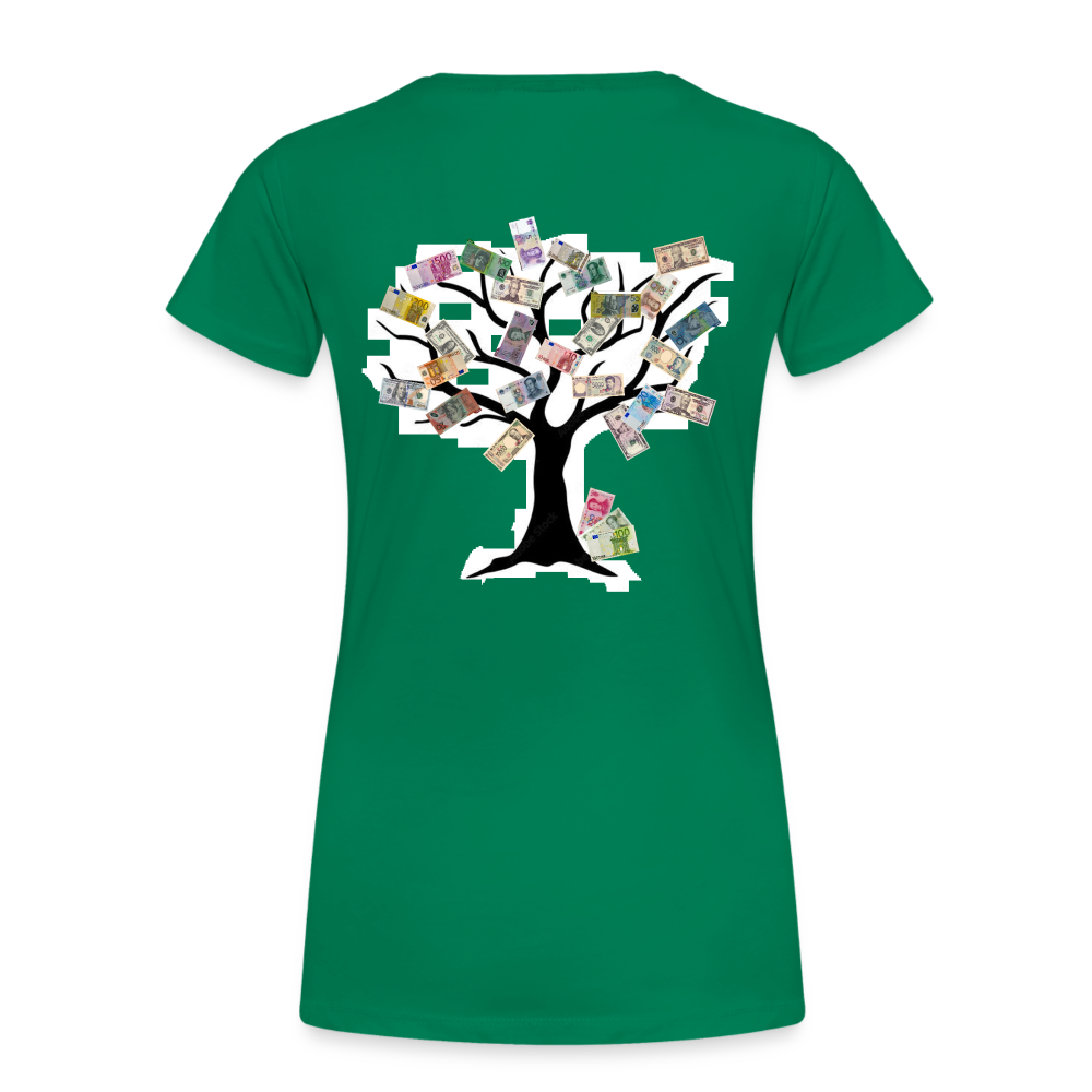 Women T-Shirt Money Tree - Kelly Green