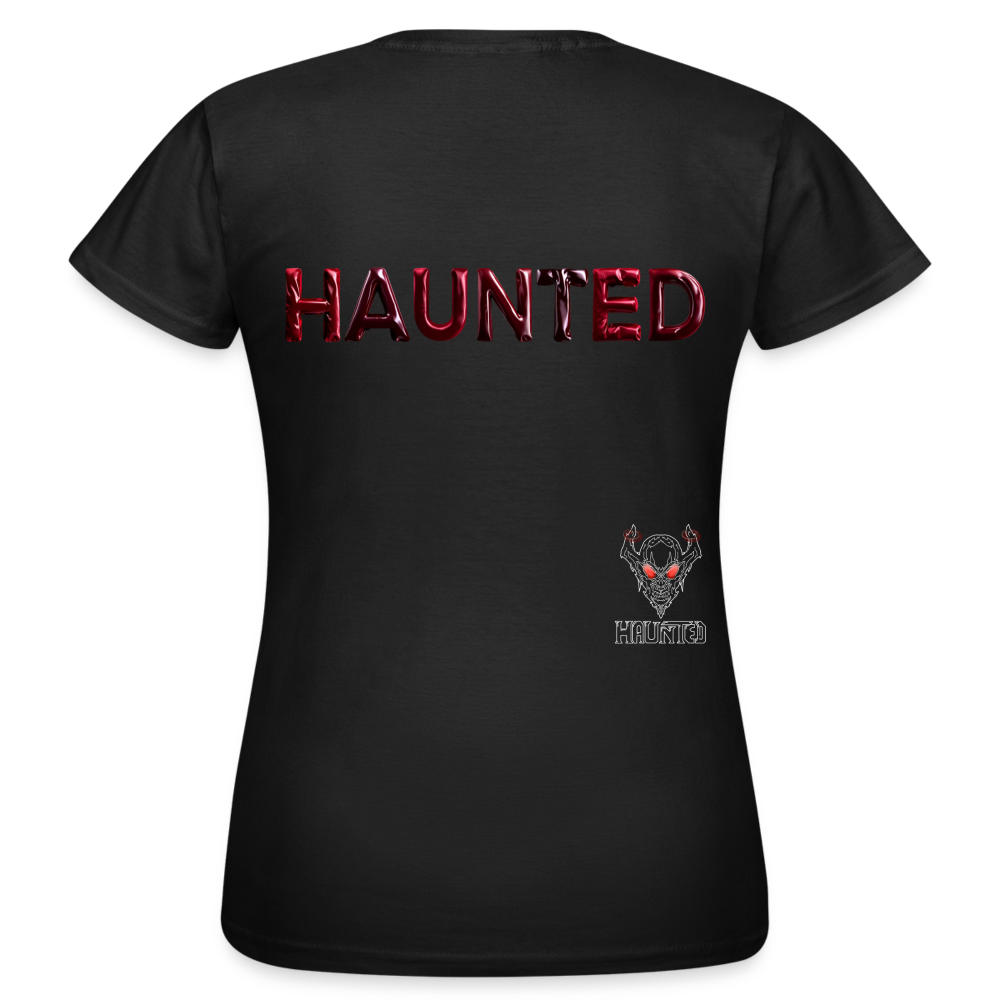 Women T-Shirt Crimson Velvet Glow - Schwarz