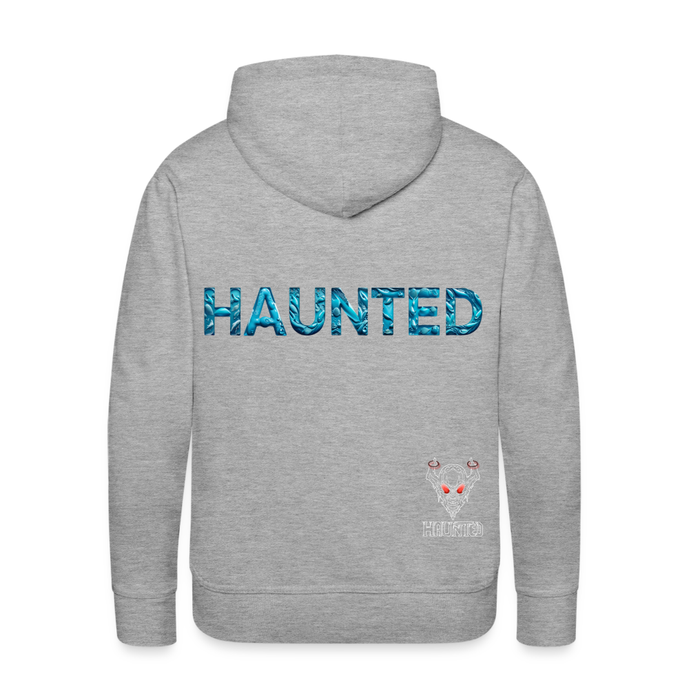 Men Hoodie Aqua Depth Elixir - Grau meliert