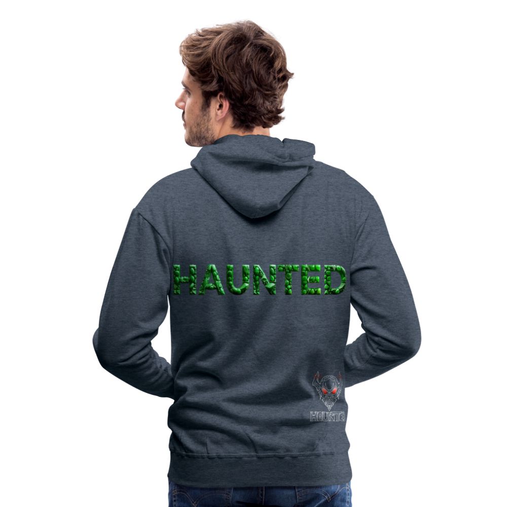 Men Hoodie Emerald Gem Elixir - Jeansblau