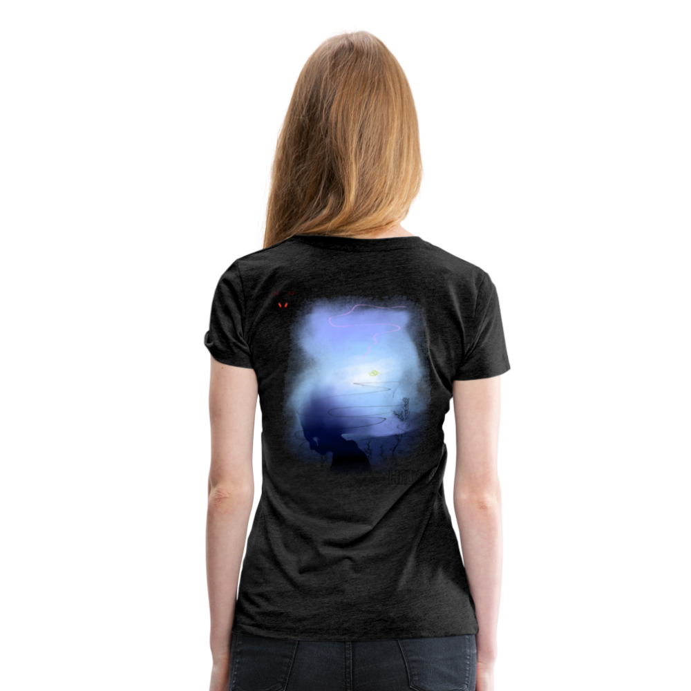 Woman T-Shirt Fading - Anthrazit