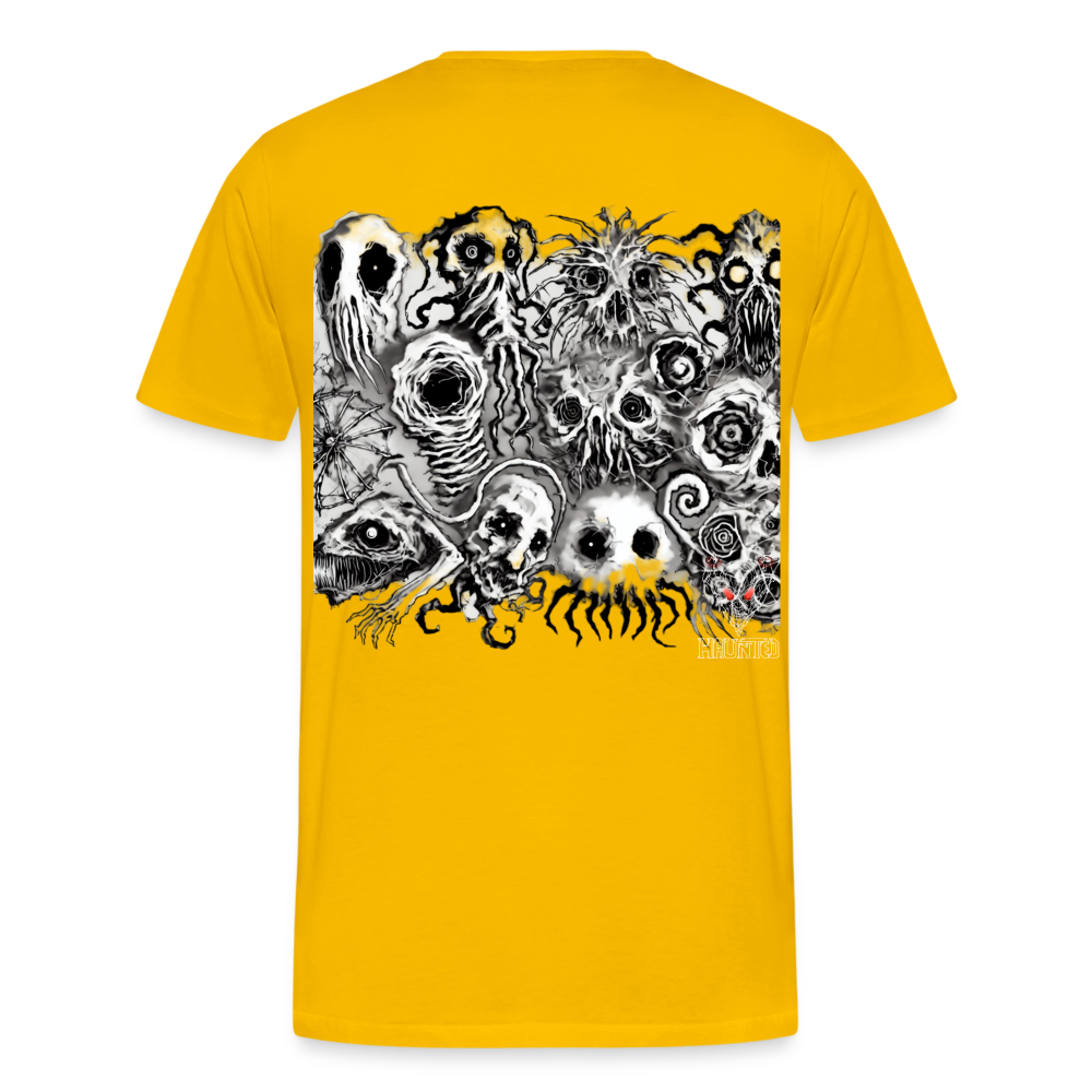 Men T-Shirt Nightmare Veil Creatures - Sonnengelb
