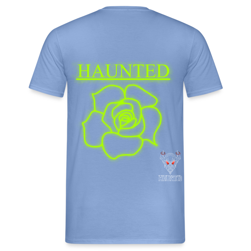 Men T-Shirt Poison Neon Rose - carolina blue