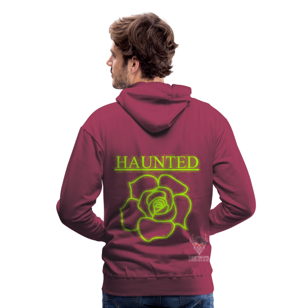 Men Hoodie Poison Neon Rose - Bordeaux