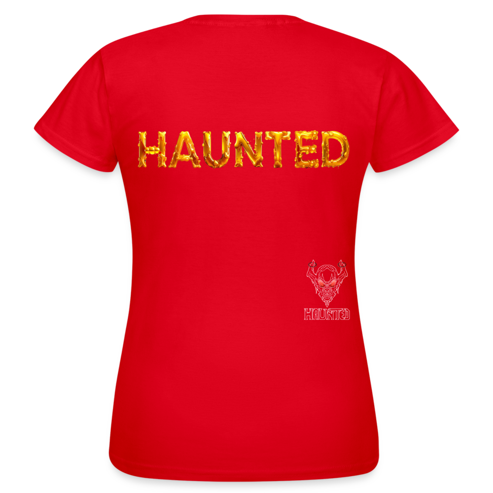 Women T-Shirt Golden Nectar Glow - Rot