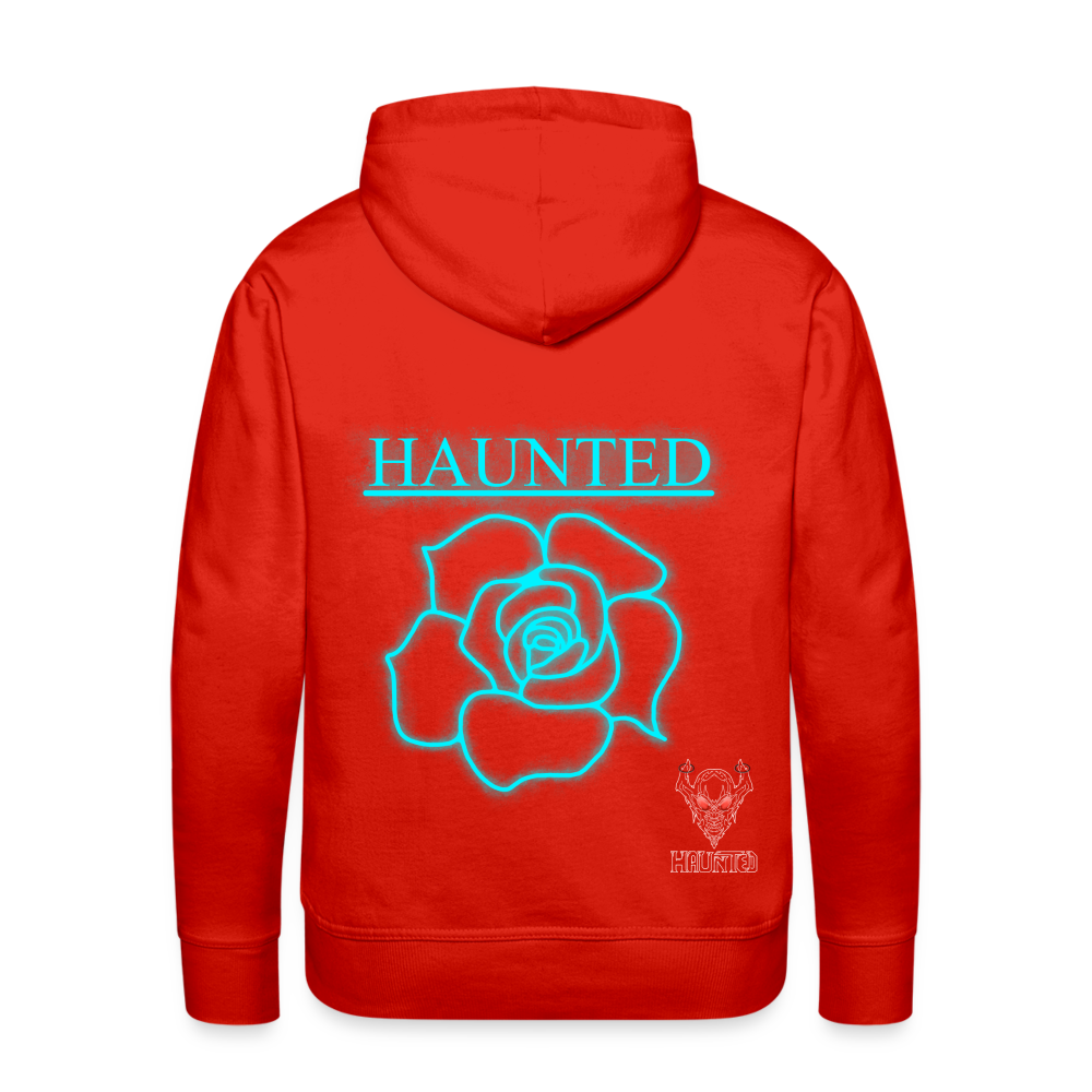 Men Hoodie Original Neon Rose - Rot