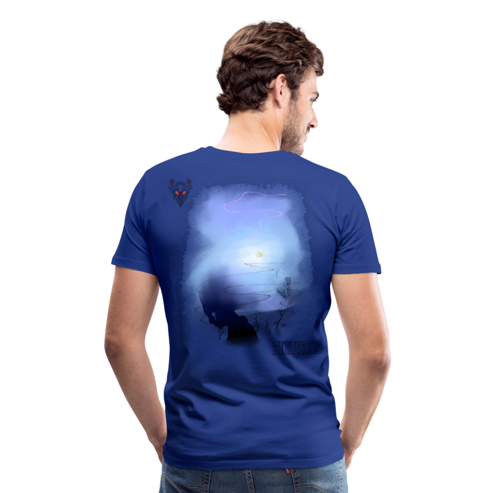Man T-Shirt Fading - Königsblau