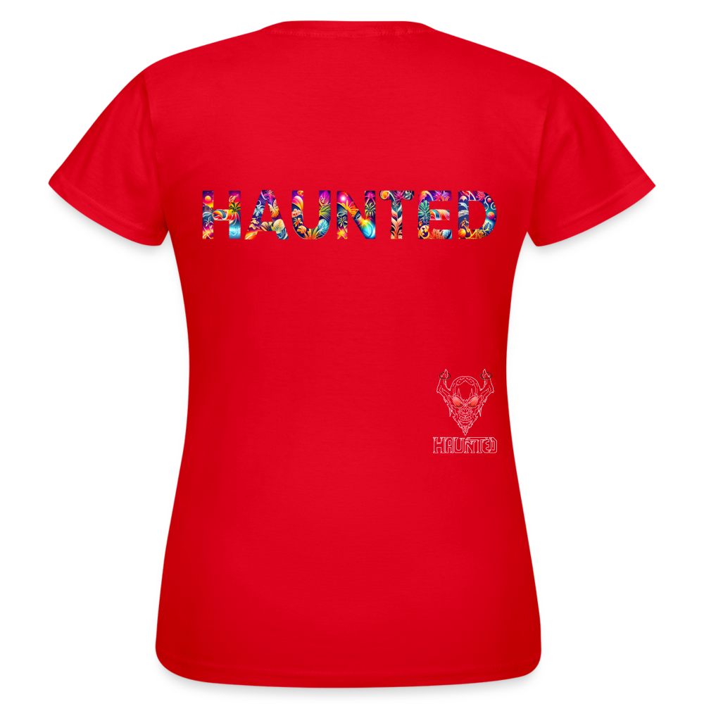 Women T-Shirt Amber Flame Essence - Rot