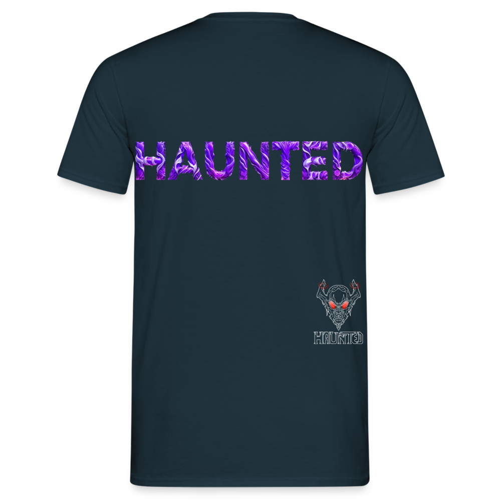 Men T-Shirt Violet Whispers Essence - Navy