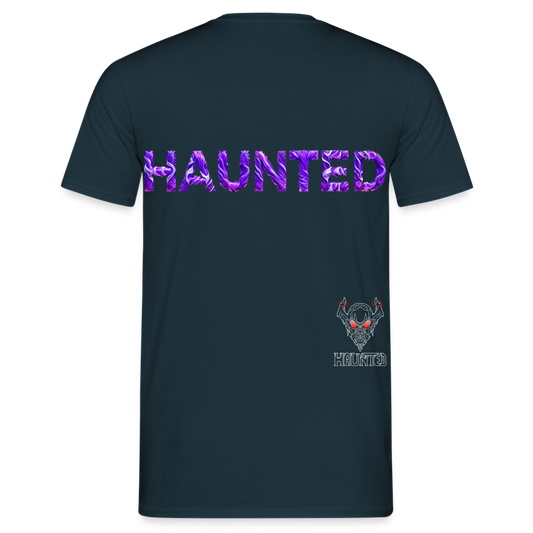 Men T-Shirt Violet Whispers Essence - Navy