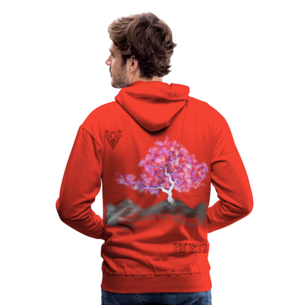Man Hoodie Cherry Blossom - Rot