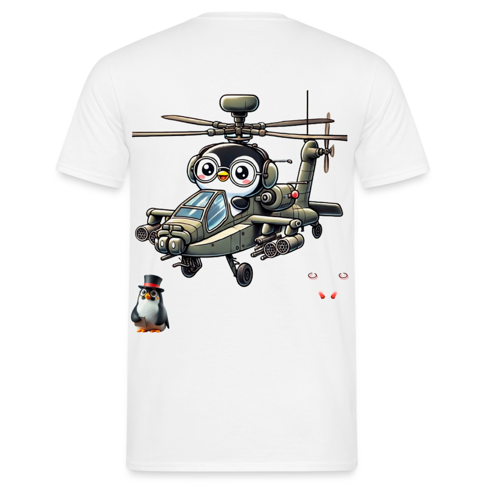 Men T-Shirt KasPenguin in Apache - Weiß