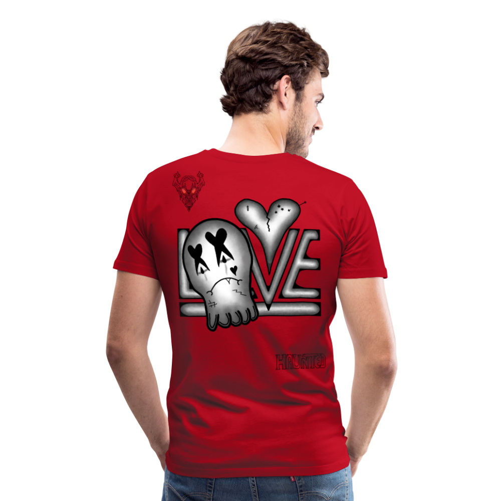 Man T-Shirt LOVE - Rot