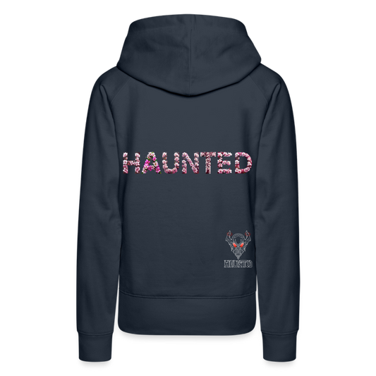 Women Hoodie Blossom Ghost Mist - Navy