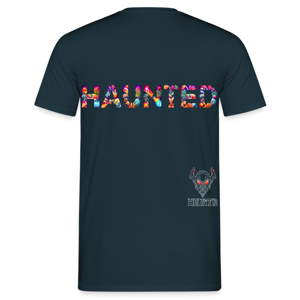 Men T-Shirt Amber Flame Essence - Navy
