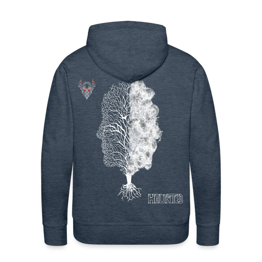 Man Hoodie Dead or Alive - Jeansblau