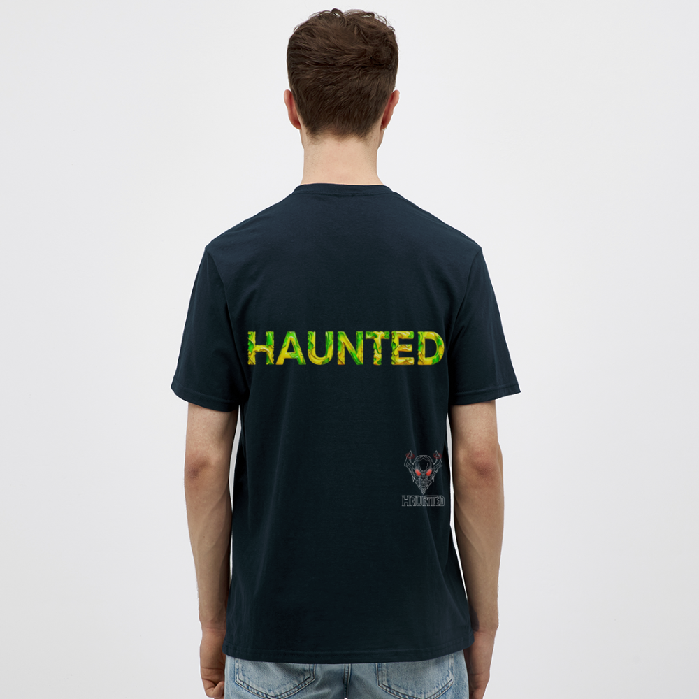 Men T-Shirt Citrus Jungle Splash - Navy