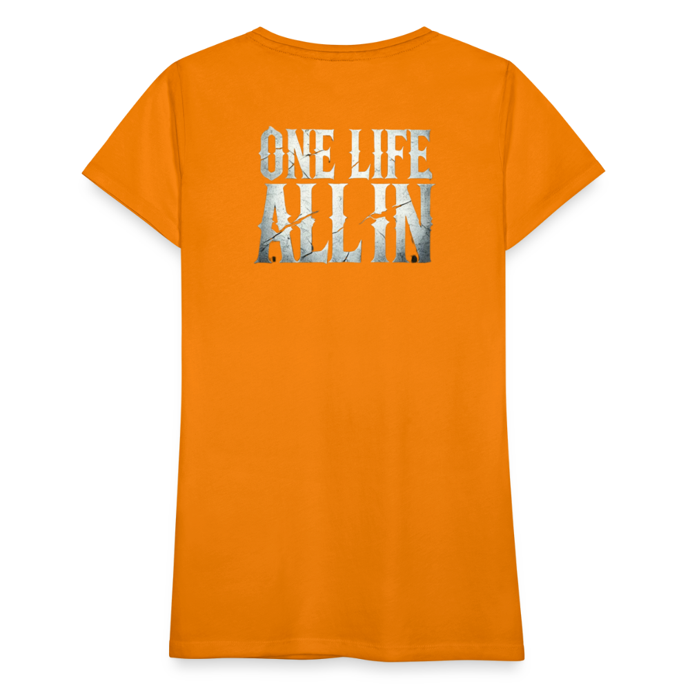 Women T-Shirt One Life All In - Orange