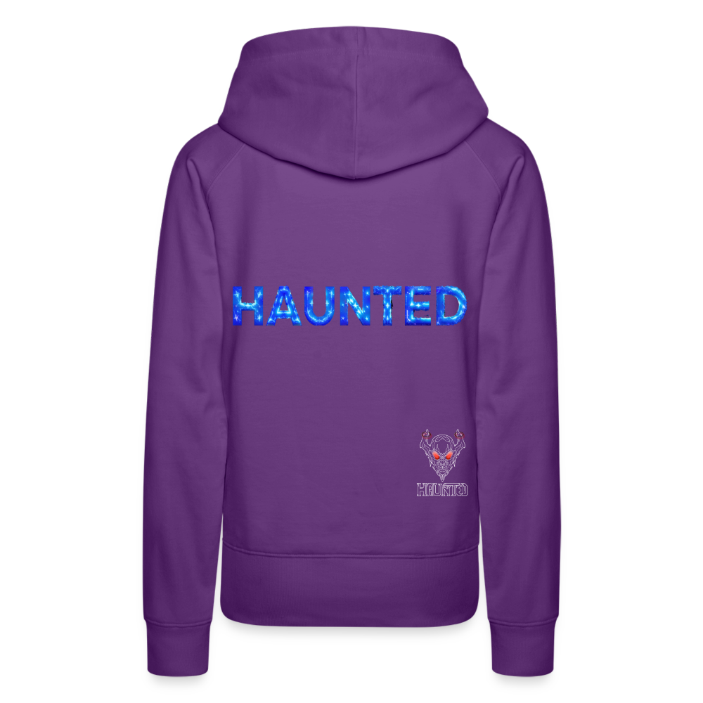 Women Hoodie Stellar Pulse Elixir - Purple