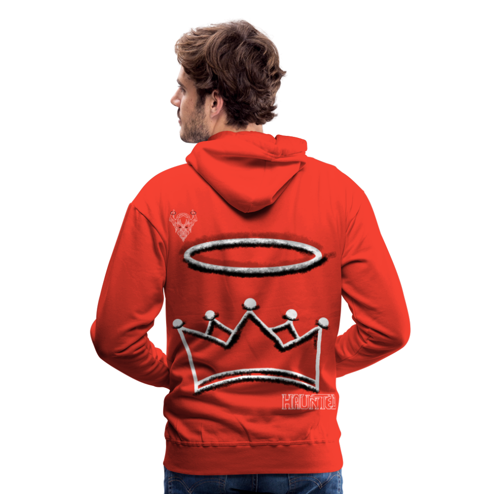 Man Hoodie Crown and Ring Light - Rot