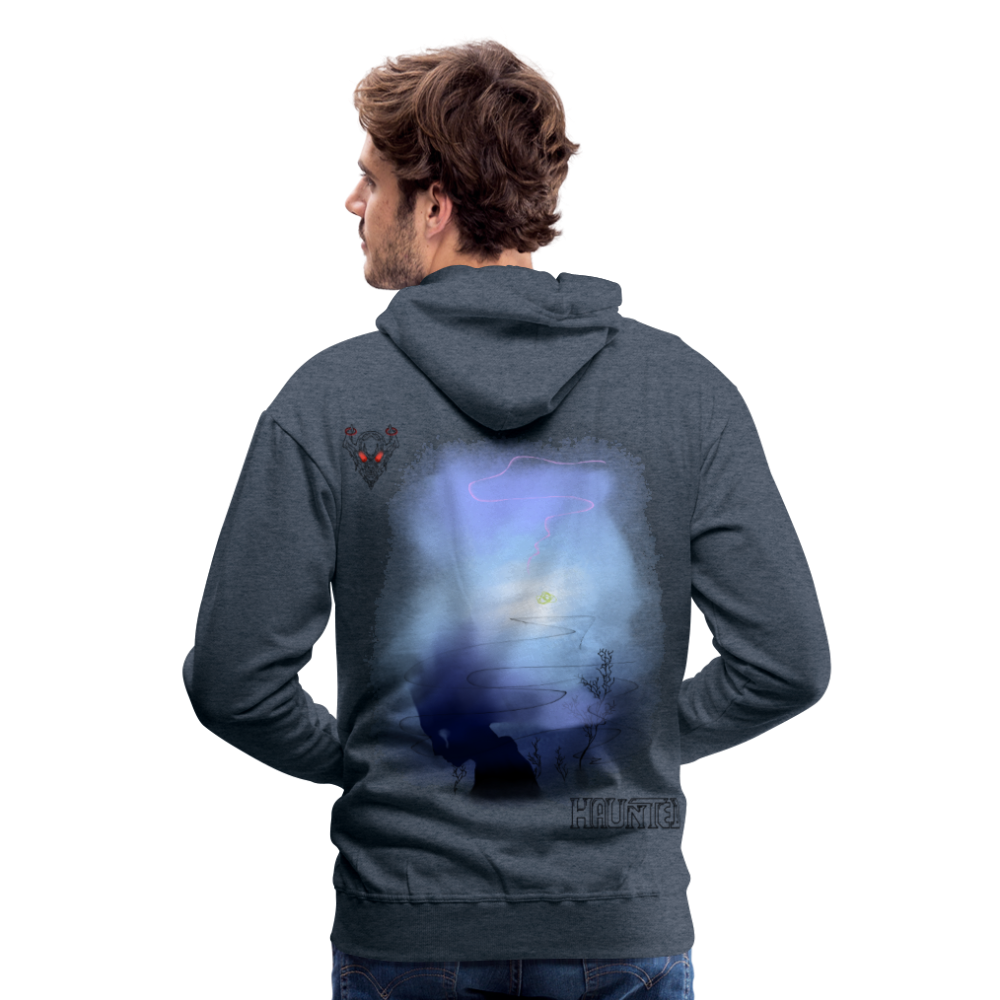 Men Hoodie Drowning - Jeansblau