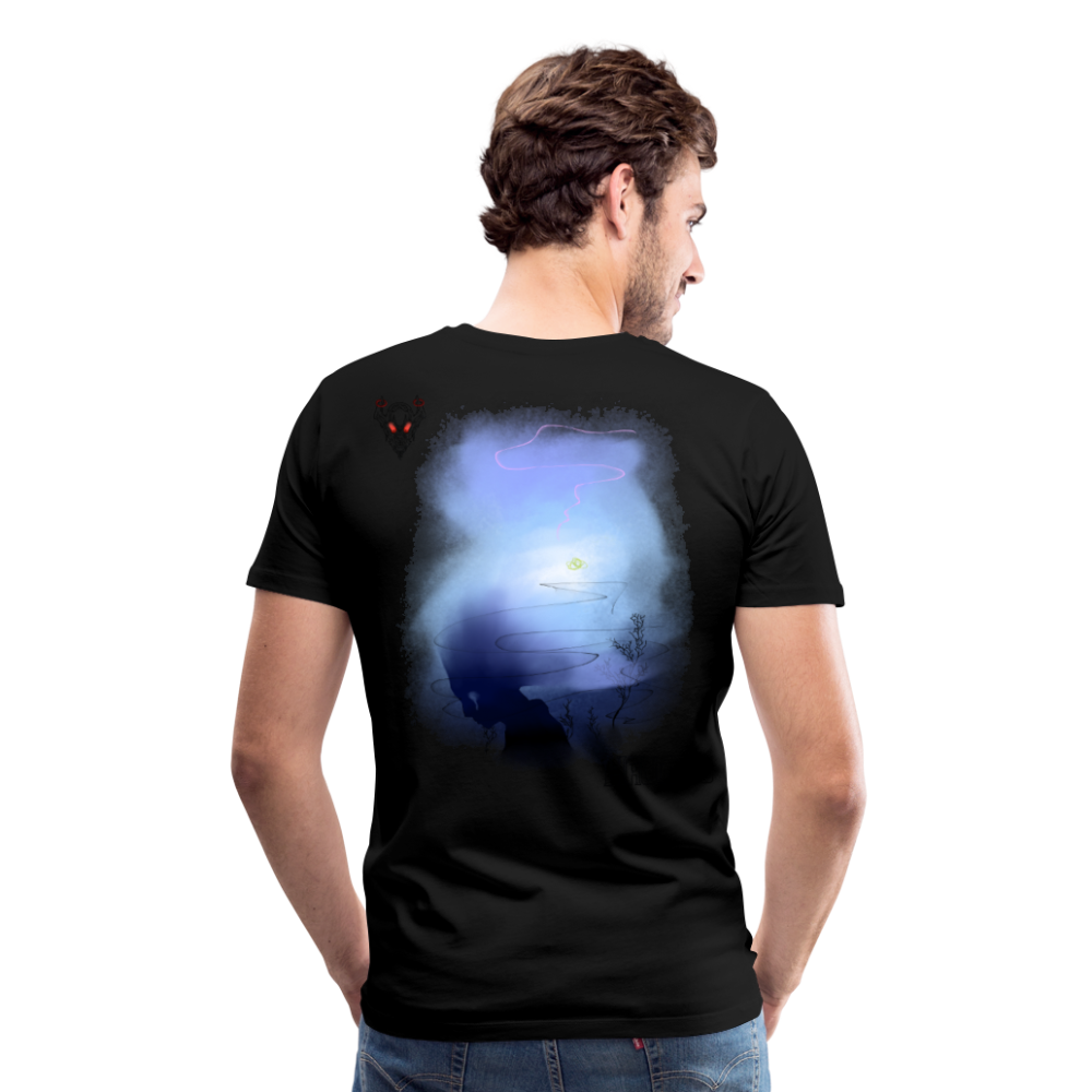 Man T-Shirt Fading - Schwarz