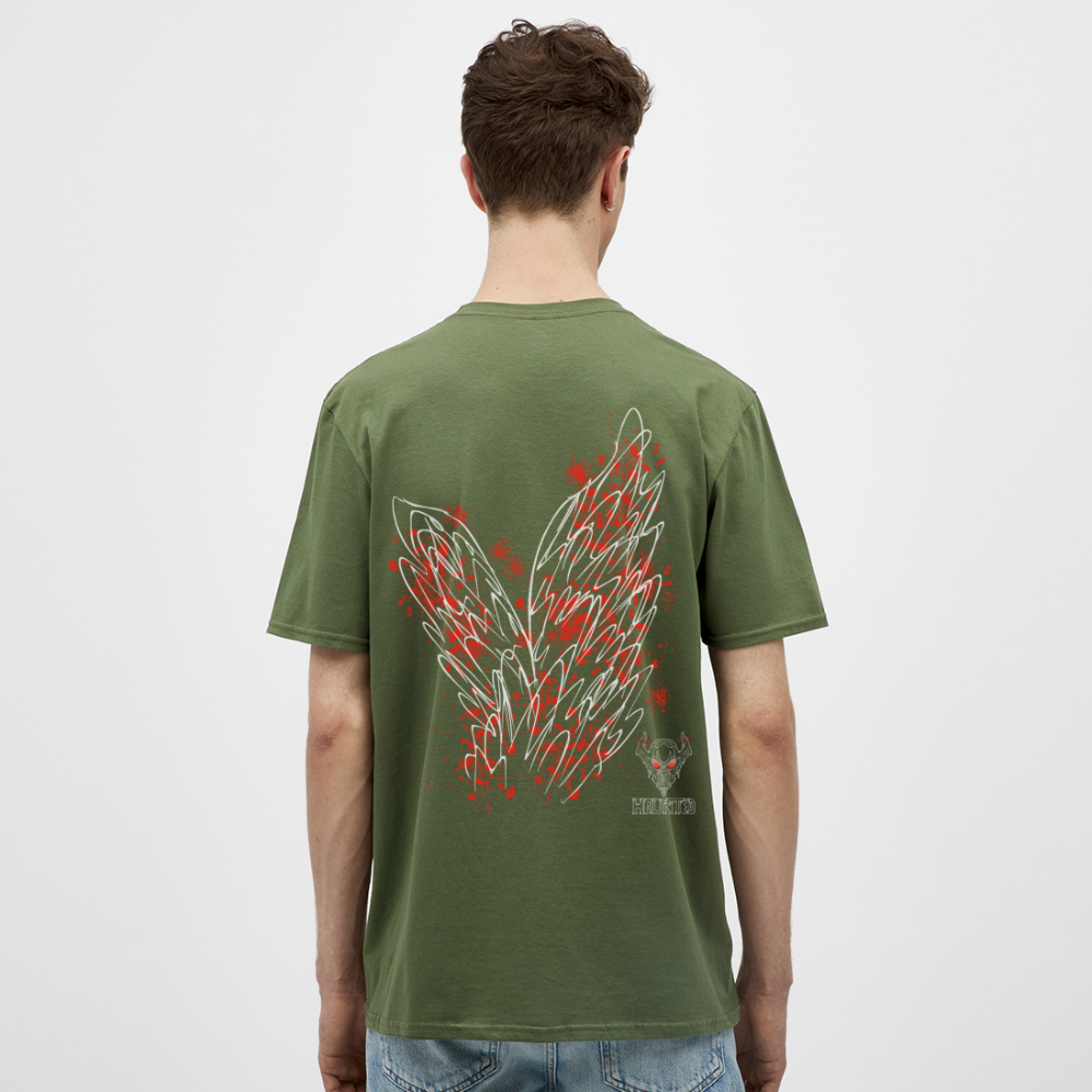 Men T-Shirt Red Wings - Militärgrün