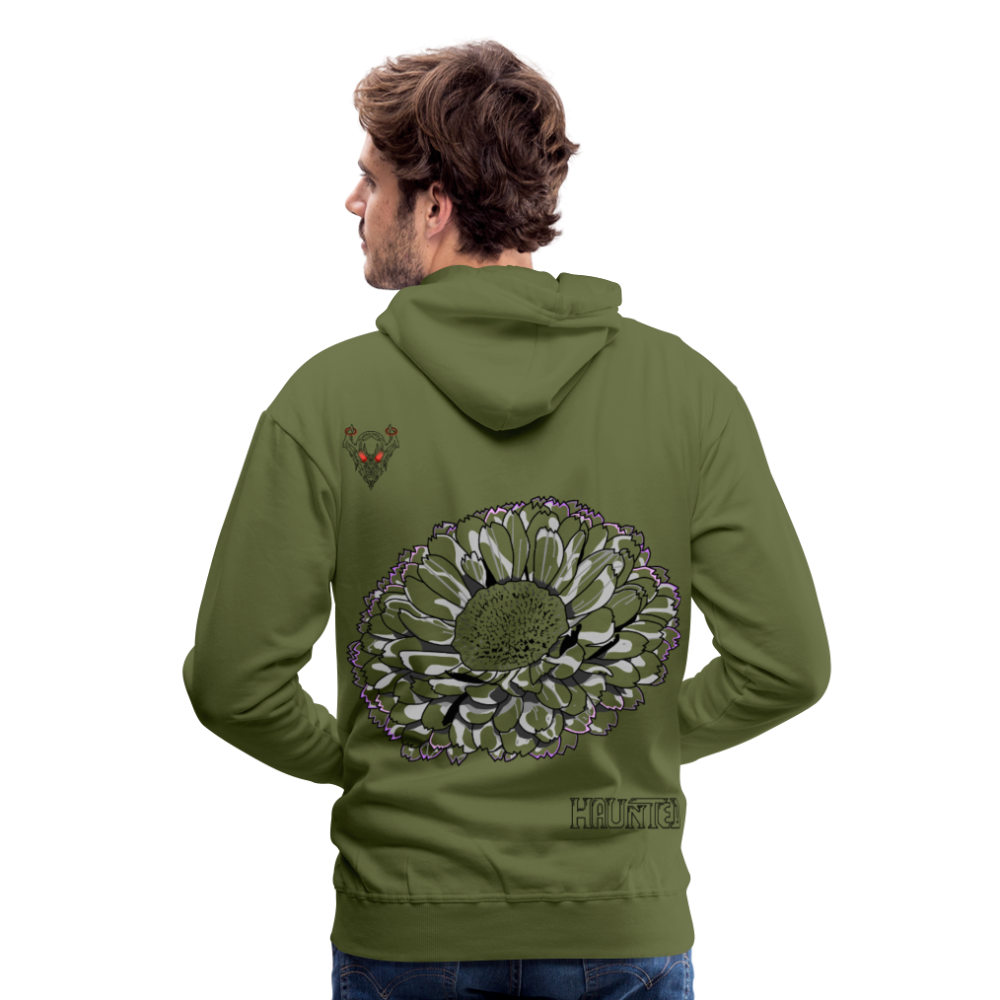 Man Hoodie Calendula - Olivgrün