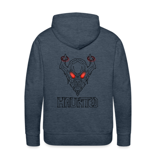 Men Hoodie Deamon Black - Jeansblau