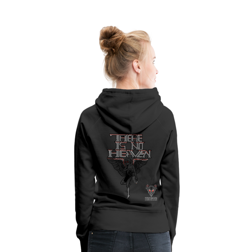 Woman Hoodie There Is No Heaven bloody - Schwarz
