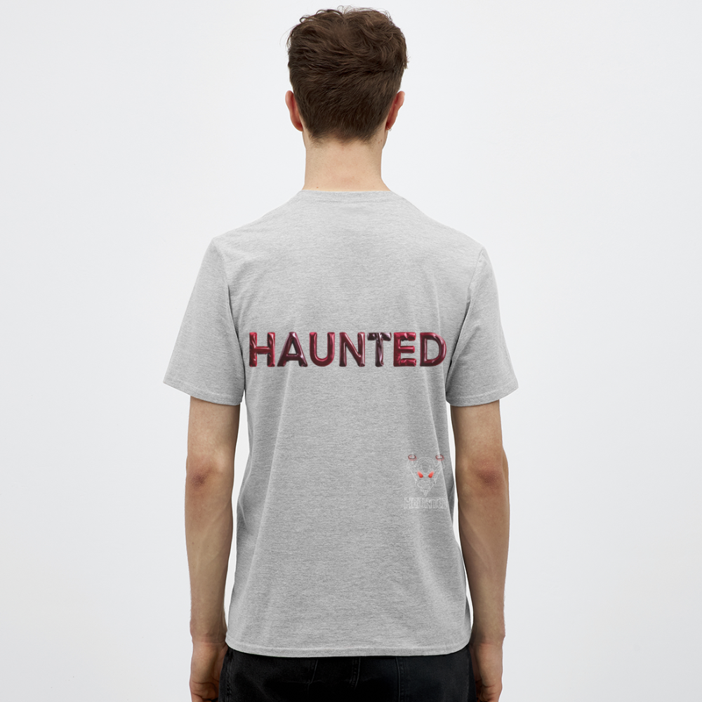 Men T-Shirt Crimson Velvet Glow - Grau meliert