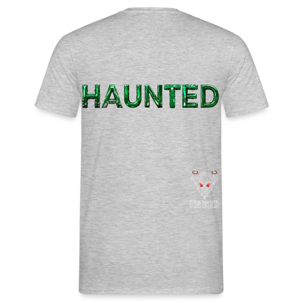 Men T-Shirt Mystic Emerald Dew - Grau meliert