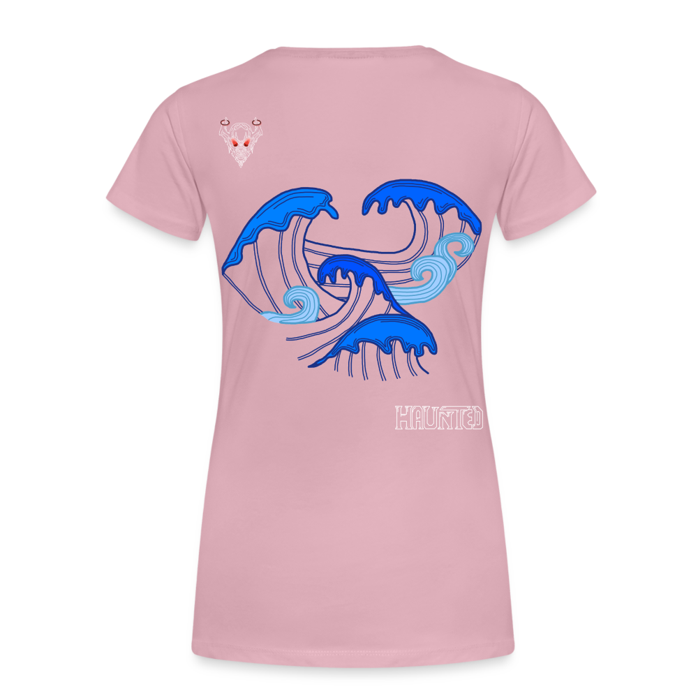 Woman T-Shirt Waves clean Light - Hellrosa