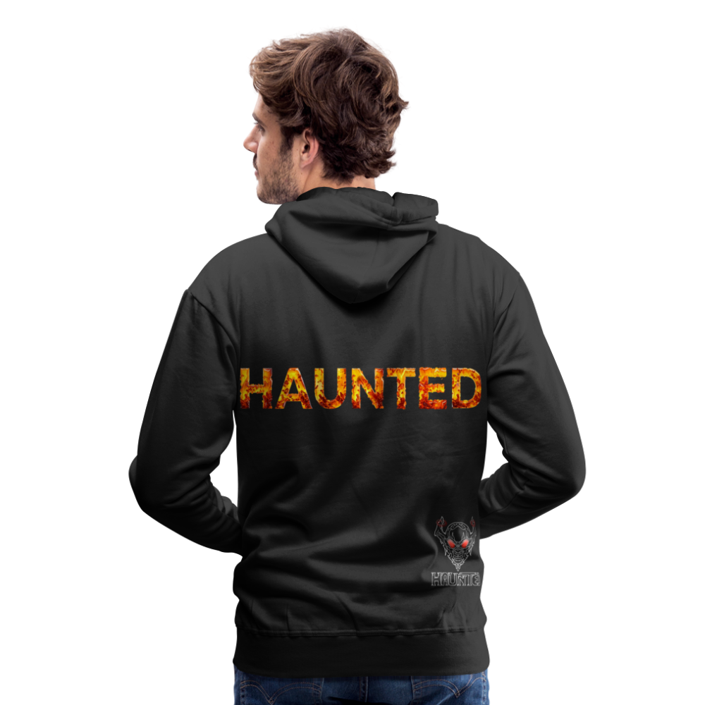Men Hoodie Amber Flame Essence - Schwarz